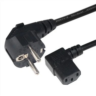 Schuko 90 gráðu rafmagnssnúra
